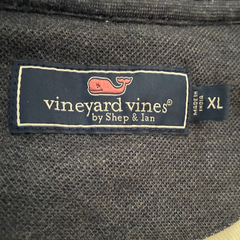 Vineyard Vines pull over zipper long sleeve shirt